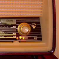 Radio modèle Blaupunkt Ideal, Sultan 2520, restaurée, années 1958-1959.